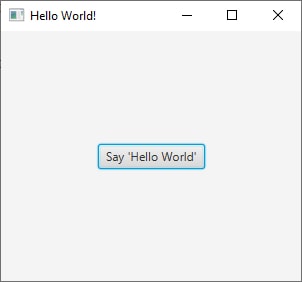 JavaFX Hello World